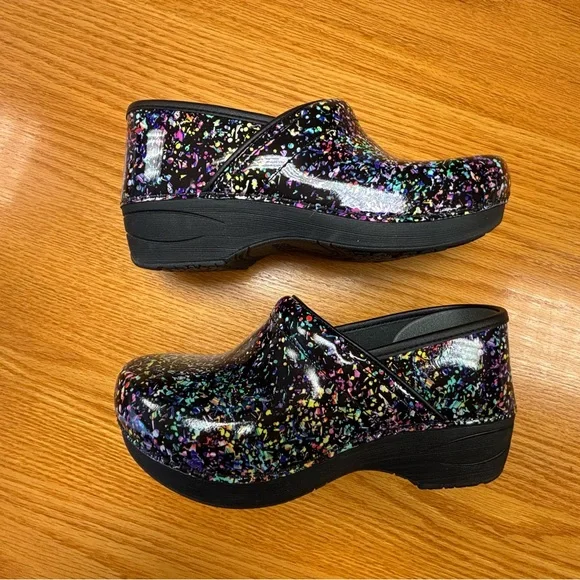 DANSKO XP 2.0 - Colorful Patent Leather Clogs - Picture 2 of 9